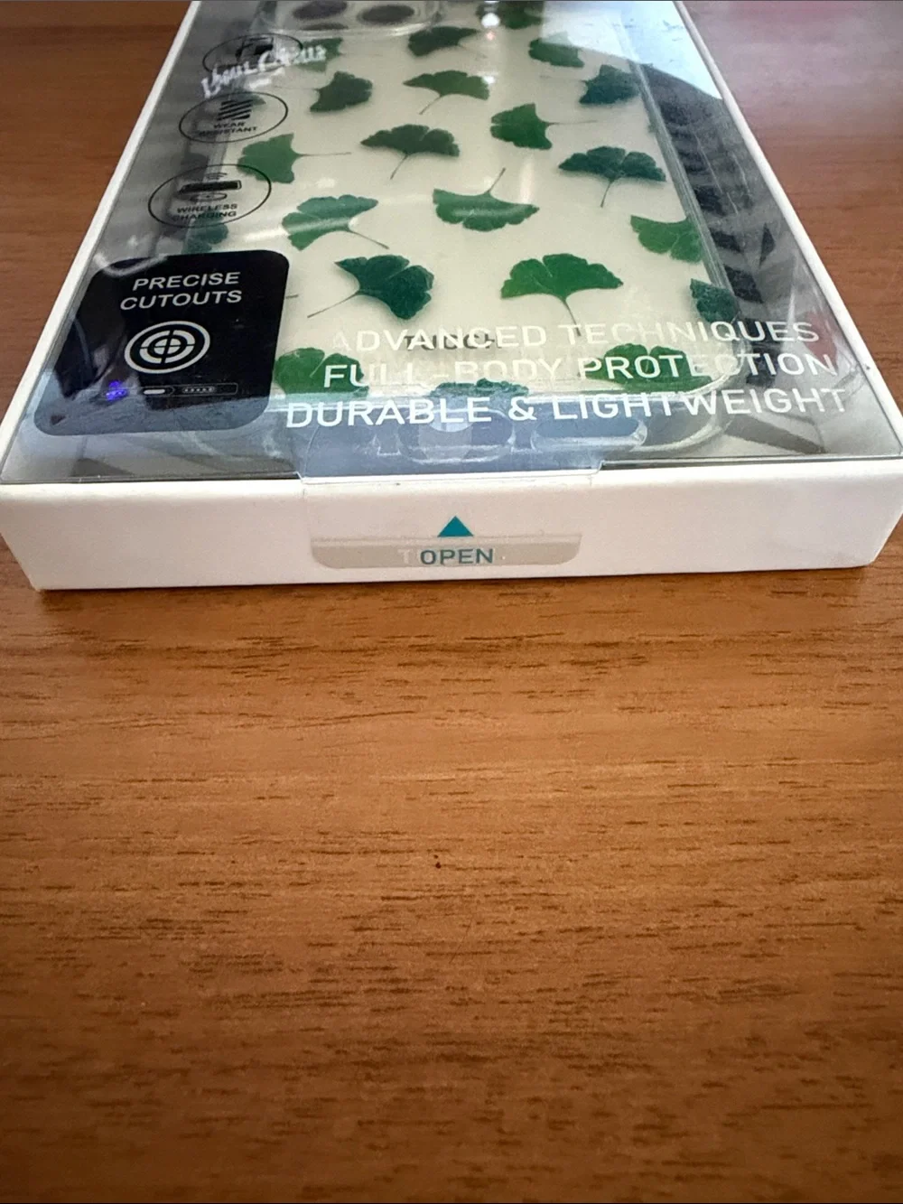 Green Leaf Pattern Protective Phone Case for iPhone 12/12 pro 6.1”